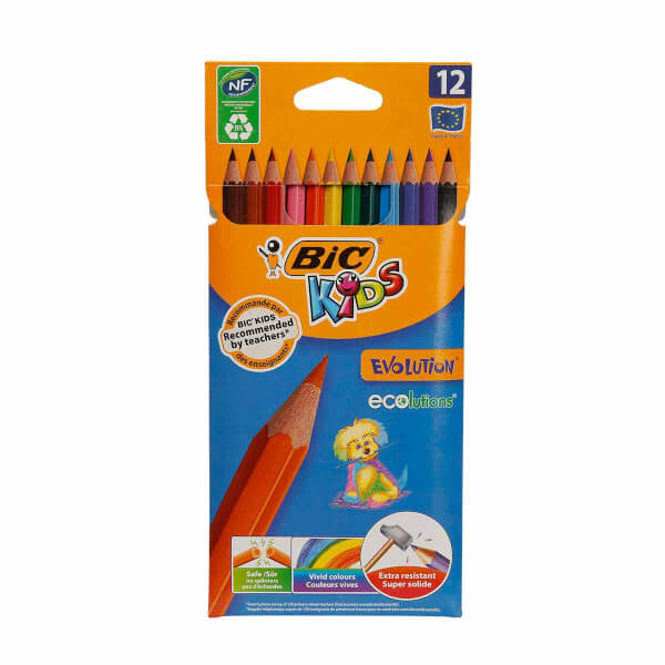 Сухие мелки Bic Evolution 12 шт.