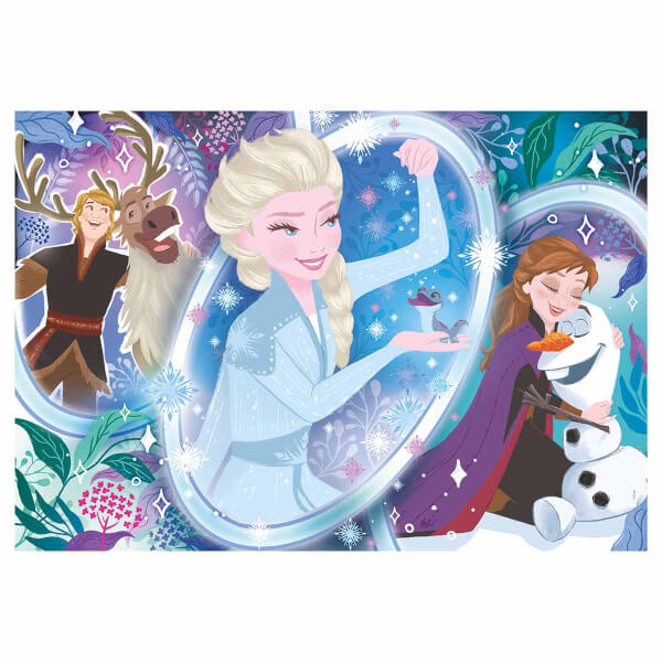 Суперцветной пазл из 104 деталей: Disney Frozen и друзья