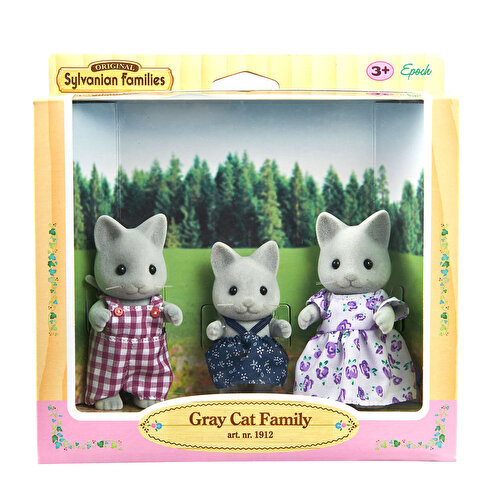 Sylvanian Families Gri Kedi Ailesi