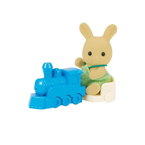 Sylvanian Families Коричневый кролик Кукла и поезд 5134