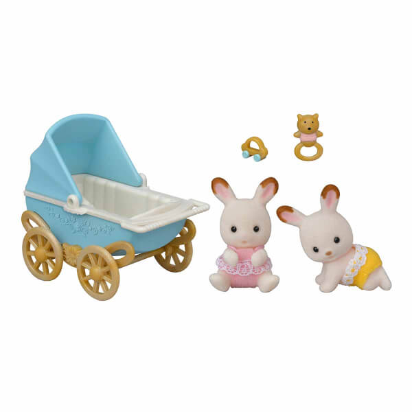 Sylvanian Families Куклы-кролики-двойняшки с шоколадными ушками