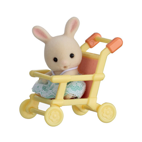 Sylvanian Families Набор для новорожденного кролика с коляской