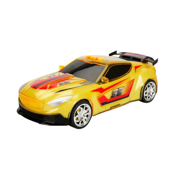 Teamsterz Sound and Light Colour Changing Car Yellow 27 см.