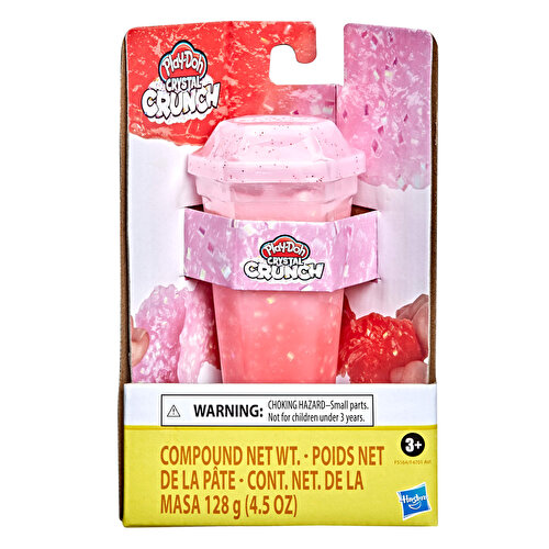 Тесто Play Doh Crystal Crunch - красное и ярко-розовое F5164