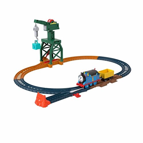 Thomas and Friends Motorised Train Set Cranky the Crane Cargo Drop HGY79