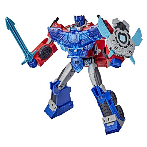 Transformers Cyberverse Battle Call Dev Figür Optimus Prime E8380