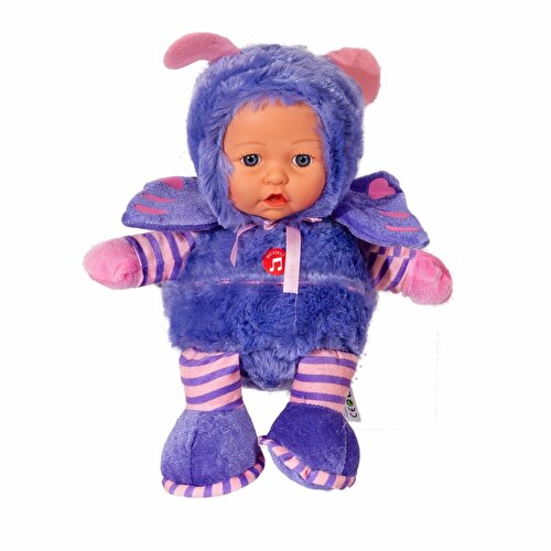 Турецкая музыкальная фиолетовая бабочка Baby Plush