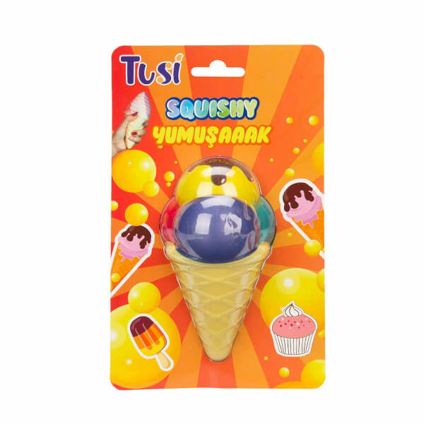 Tusi Squishy Foam Toy Ball Ice Cream