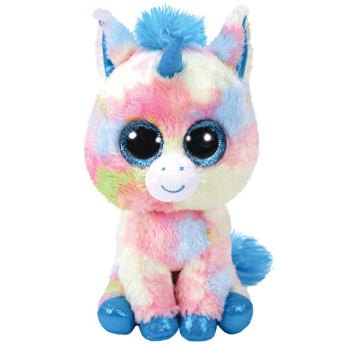 Ty Beanie Boos Blitz Blue Unicorn Plush 15 Cm