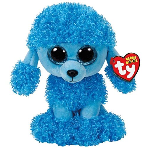 TY Beanie Boo's Blue Poodle Mandy Plush 25 Cm.