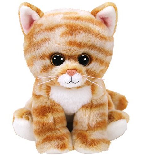 Ty Beanie Boos Cleo Tabby Cat Plush 15 Cm