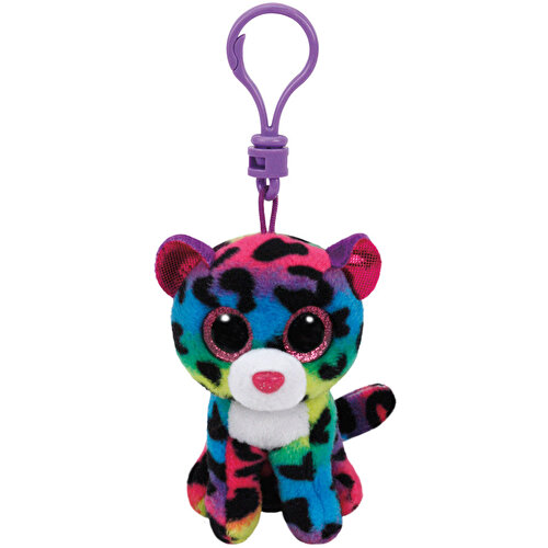 TY Beanie Boo´s Dotty Colourful Leopard Plush Keychain