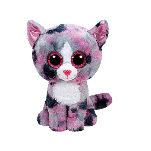 TY Beanie Boos Lindi - Cat Pink Med