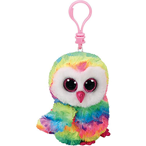 TY Beanie Boo's Owen Owl Plush Keychain