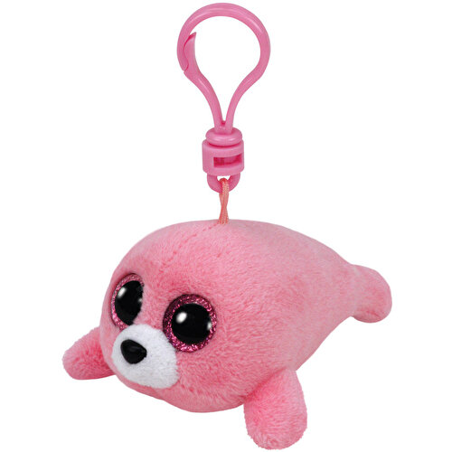 TY Beanie Boo´s Pierre Pink Seal Plush Keychain