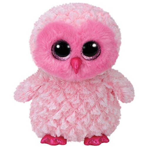 TY Beanie Boo´s Pink Owl Twiggy Plush 25 Cm