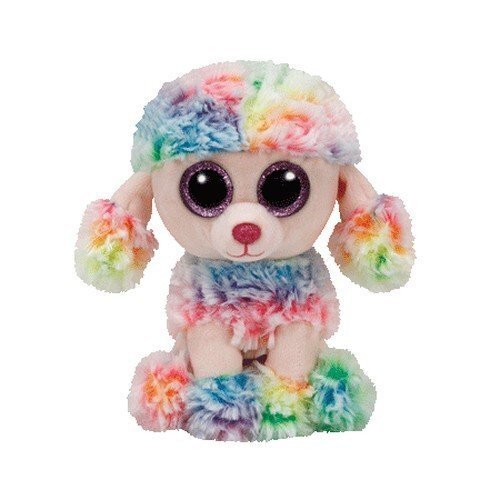 TY Beanie Boos Rainbow - Многоцветный пудель Мед