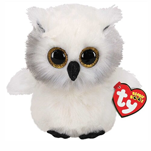 Ty Beanie Boos Snowy White Owl Plush 15 см.