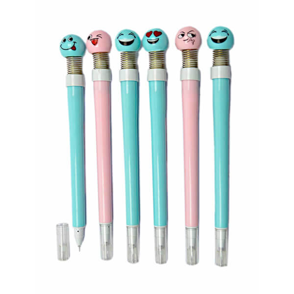 Unick Colour Illuminated Emoji Gel Pen 4099 - Pink