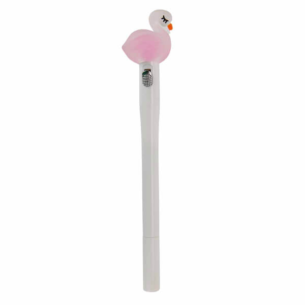 Unick Colour Illuminated Flamingo Gel Pen 3351 - Pink