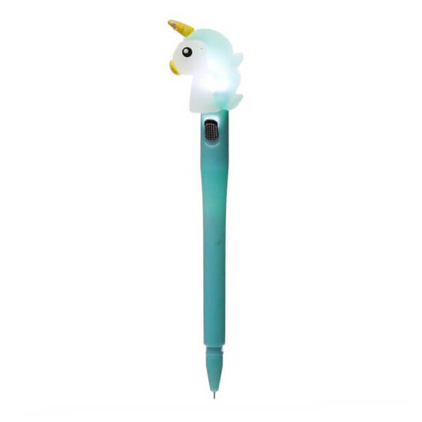 Unick Colour Illuminated Unicorn Gel Pen 3352 - Green