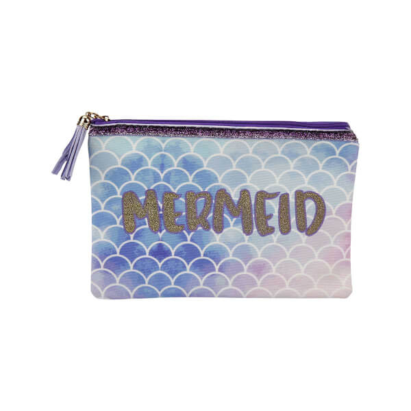 Unick Colour Shine Oversized Pencil Case 4245 - Mermeid Written