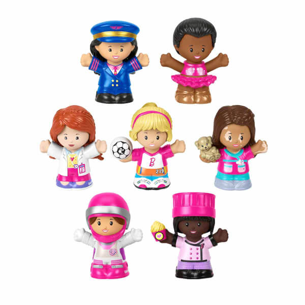 Все возможно с фигурками Little People Barbie Барби HCF58