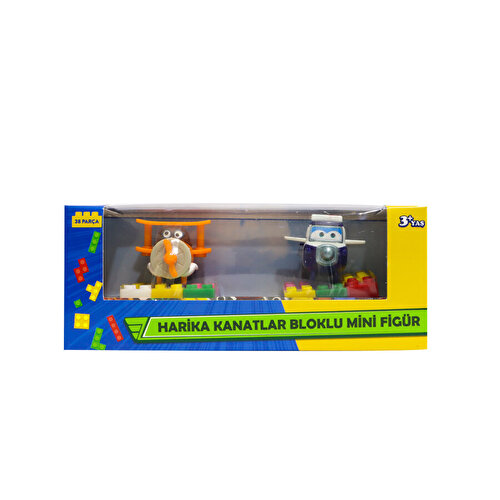 Wonder Wings Blocky Mini Figure Paul and Albert Set of 2